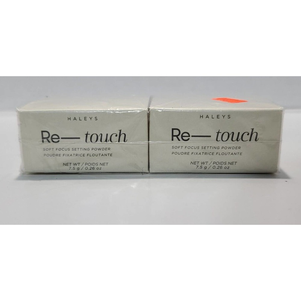 HALEYS Re-touch Perfecting Setting Powder .26 Oz- Light Medium Warm - Two Pack
